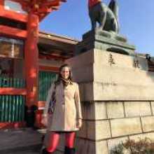 Mary Brooke at the Fushimi Inari-taisha.