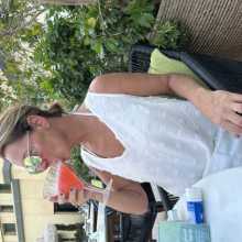 Female, sipping cosmopolitan in Egypt