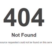 404 not found