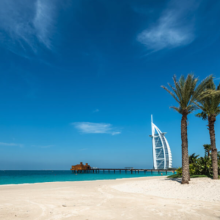 View from the beach