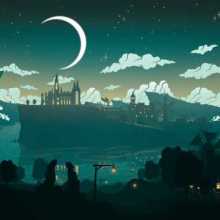an image of mondstadt from the video game genshin impact.
