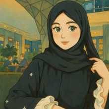 Cartoon-style profile picture of a girl