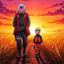Naruto with jiraya