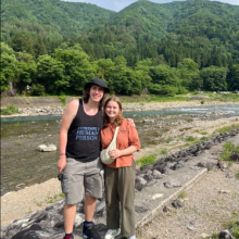 Me and my boyfriend in Shirikawa-Go
