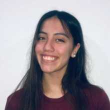 It is a picture of me, it looks my face, my brown hair and smile.