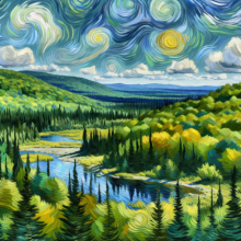 Wandering along the river