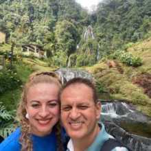 En un viaje disfrutando con mi Esposita 