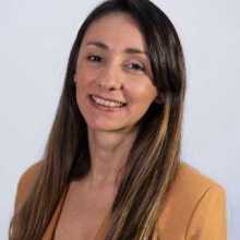 Smiling female person from South America