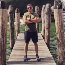 Portrait of a man with short hair