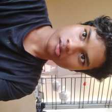 Portrait photo with neutral background