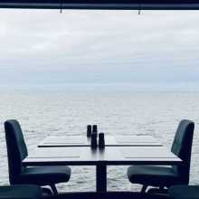Table by the sea