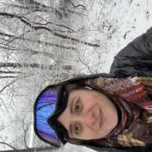 Merry in the snow. 