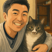 Loves cat!