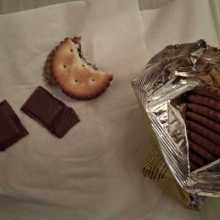Chocolate and biscuits 