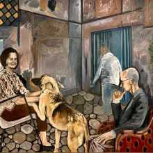 Woman with dog